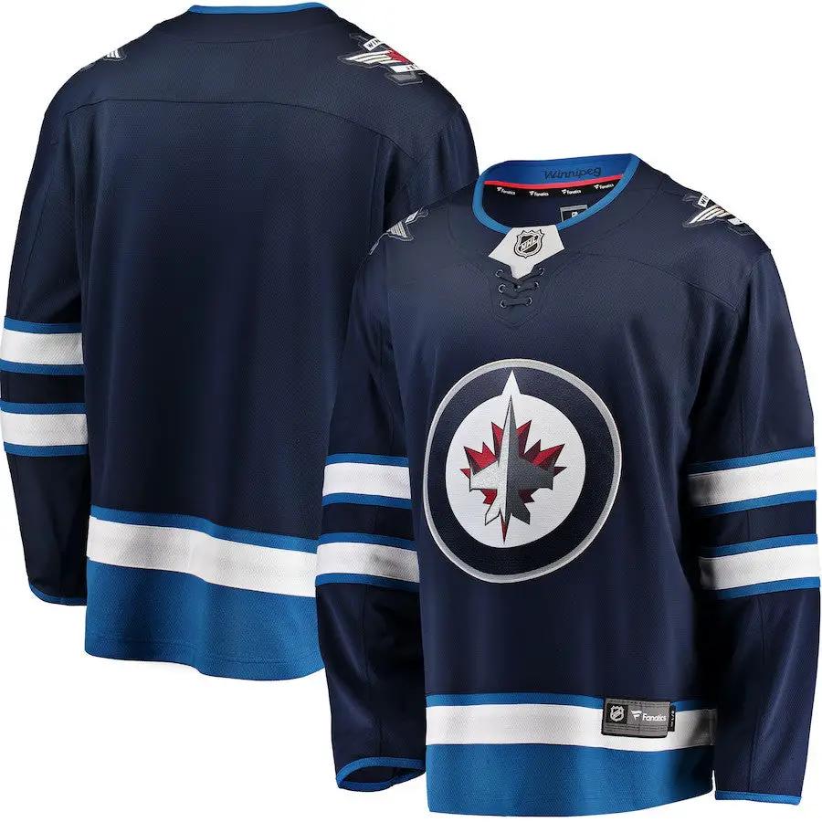 Winnipeg Jets Jersey - NHL Fanatics Breakaway Home – Blue (USA Sourced)