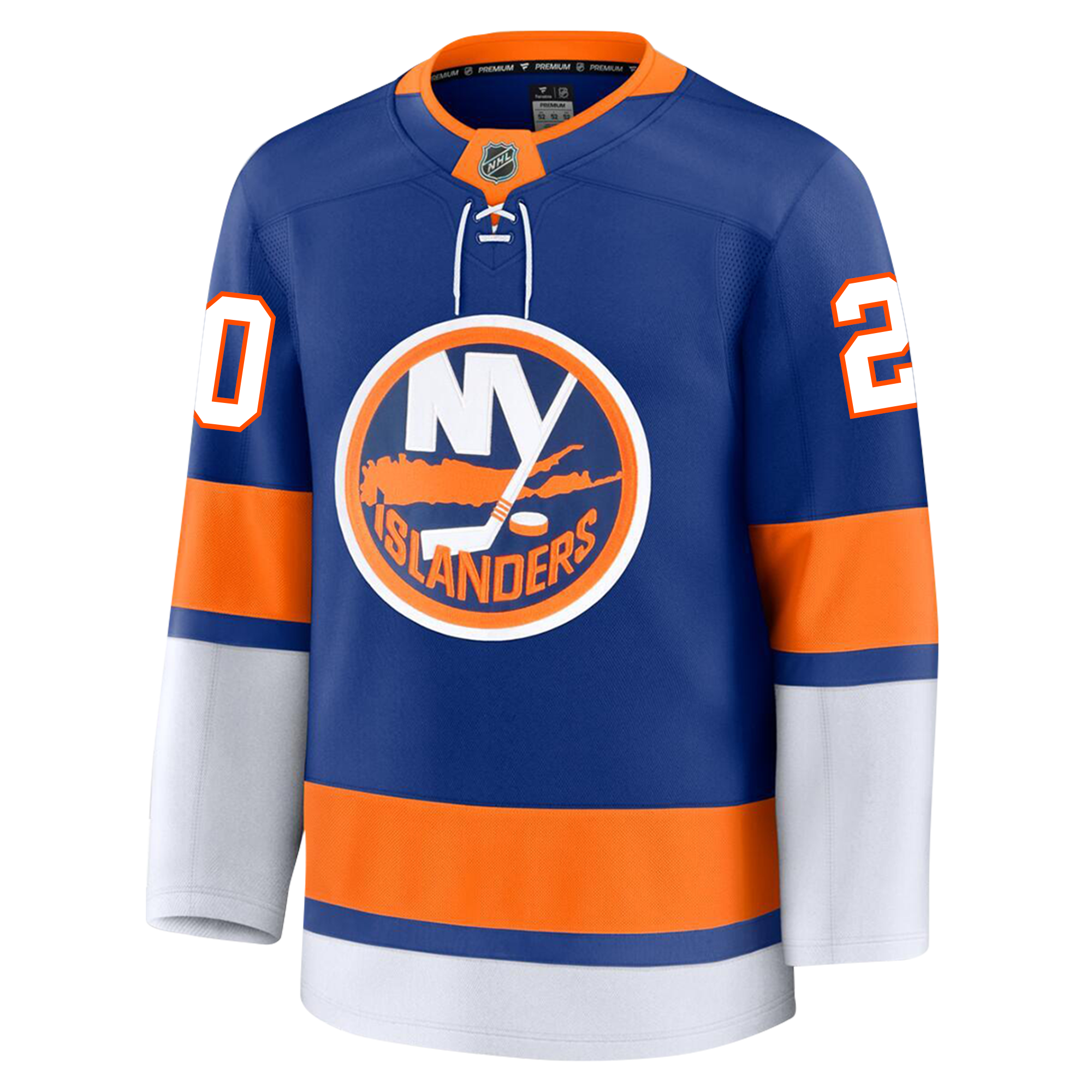 Hudson Fasching New York Islanders Fanatics Premium Home Jersey