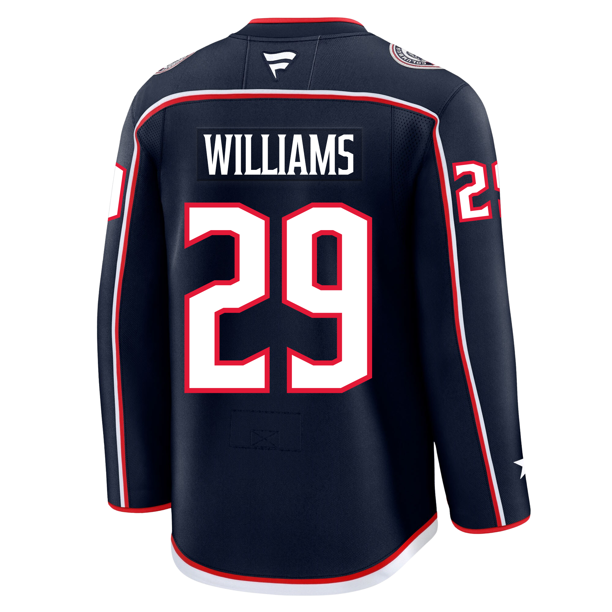 Jack Williams Columbus Blue Jackets Fanatics Premium Home Jersey
