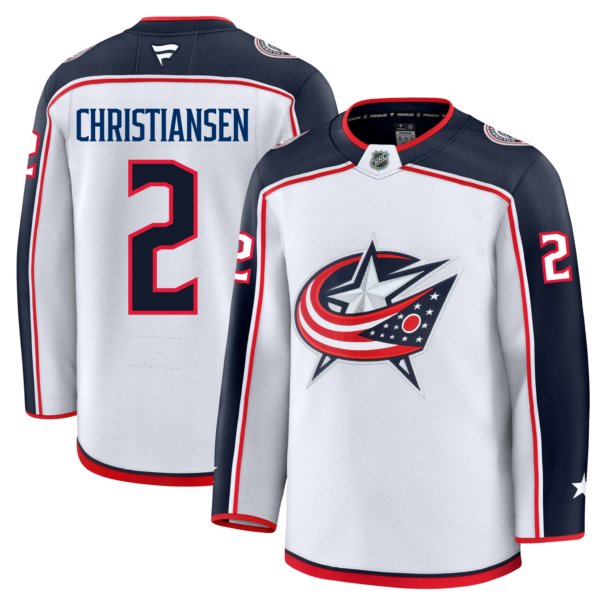 Jake Christiansen Columbus Blue Jackets Fanatics Premium Away Jersey