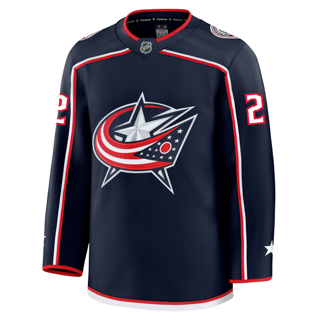 Jake Christiansen Columbus Blue Jackets Fanatics Premium Home Jersey