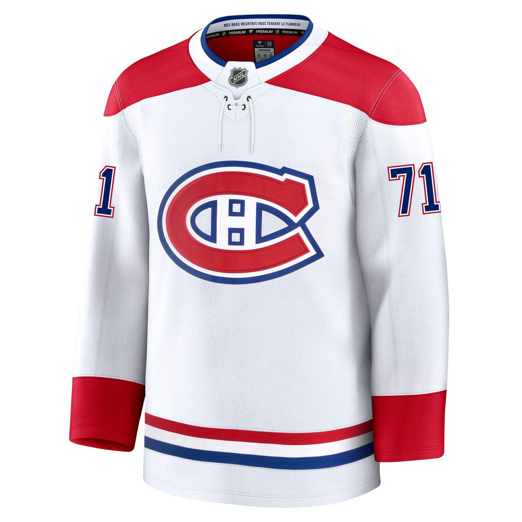 Jake Evans Montreal Canadiens Fanatics Premium Away Jersey