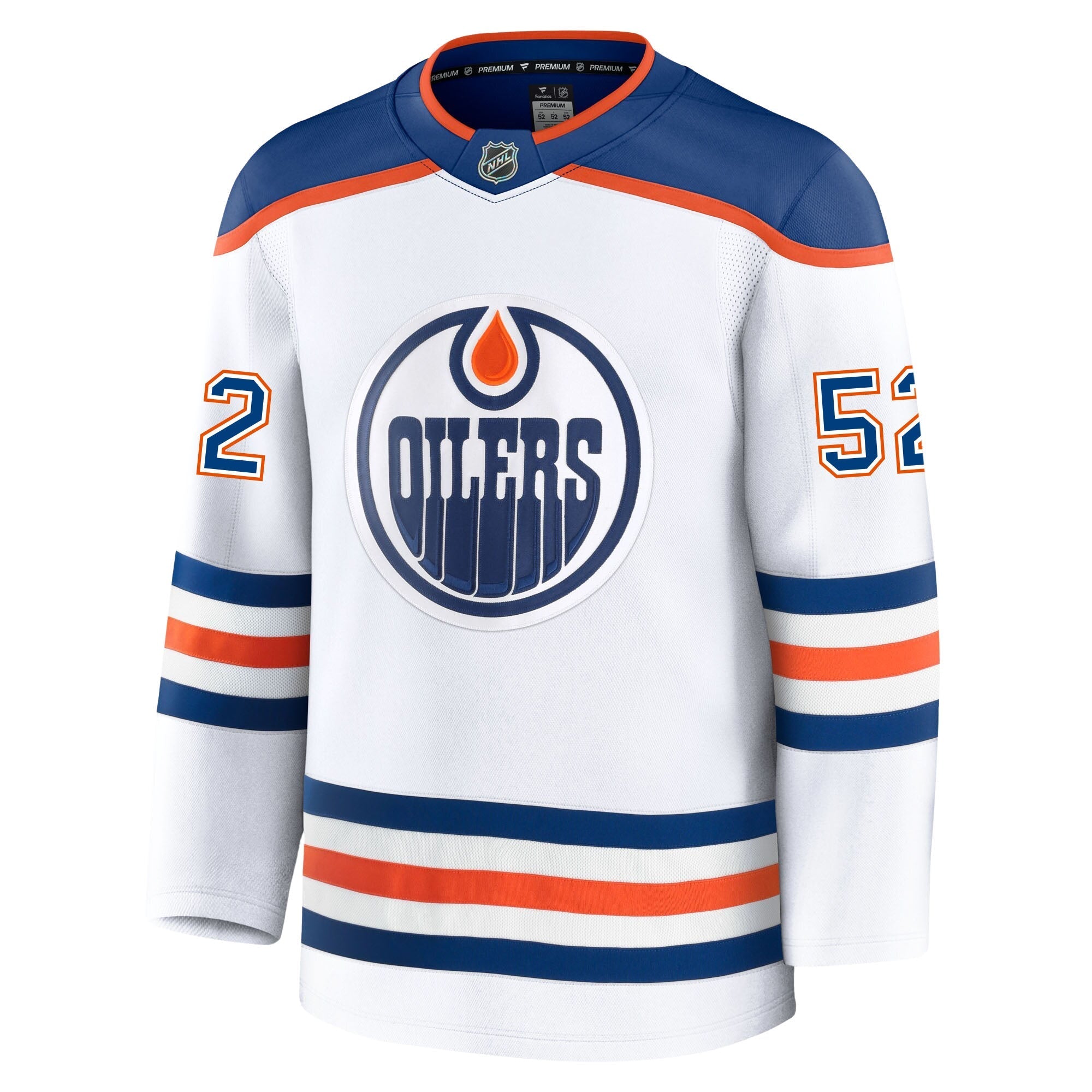 James Hamblin Edmonton Oilers Fanatics Premium Away Jersey