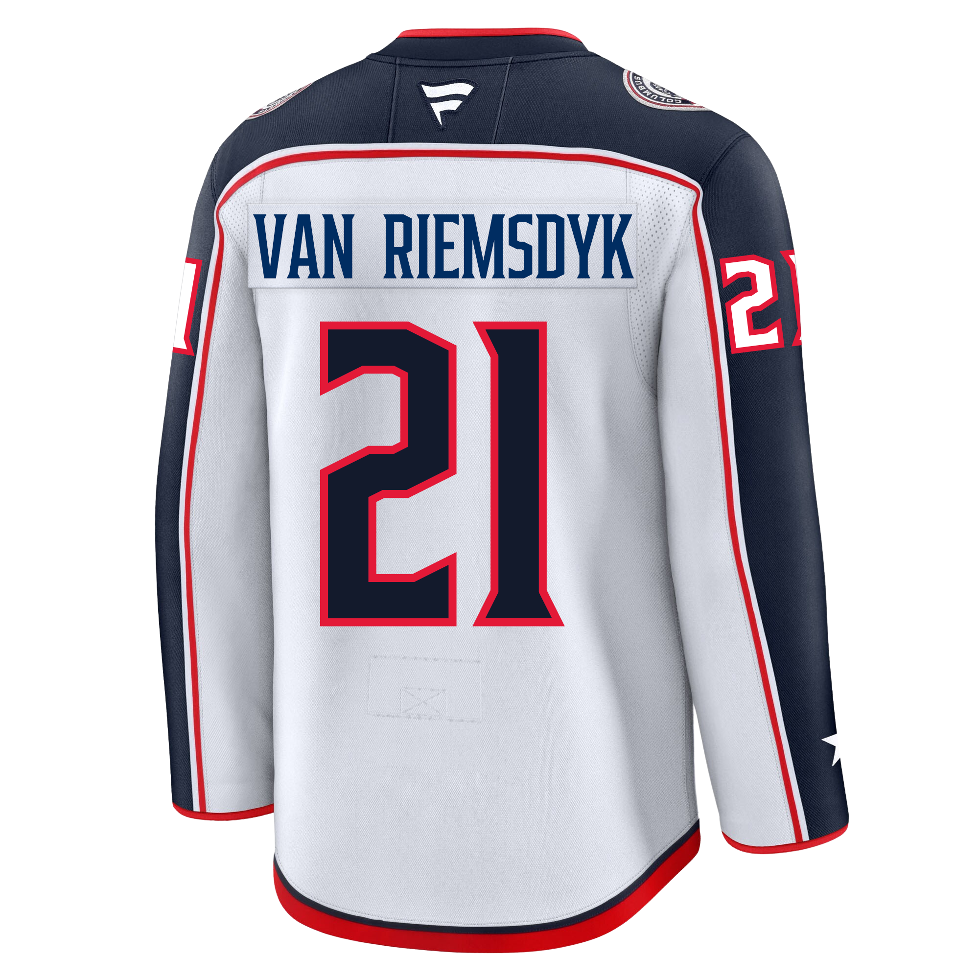 James Van Riemsdyk Columbus Blue Jackets Fanatics Premium Away Jersey