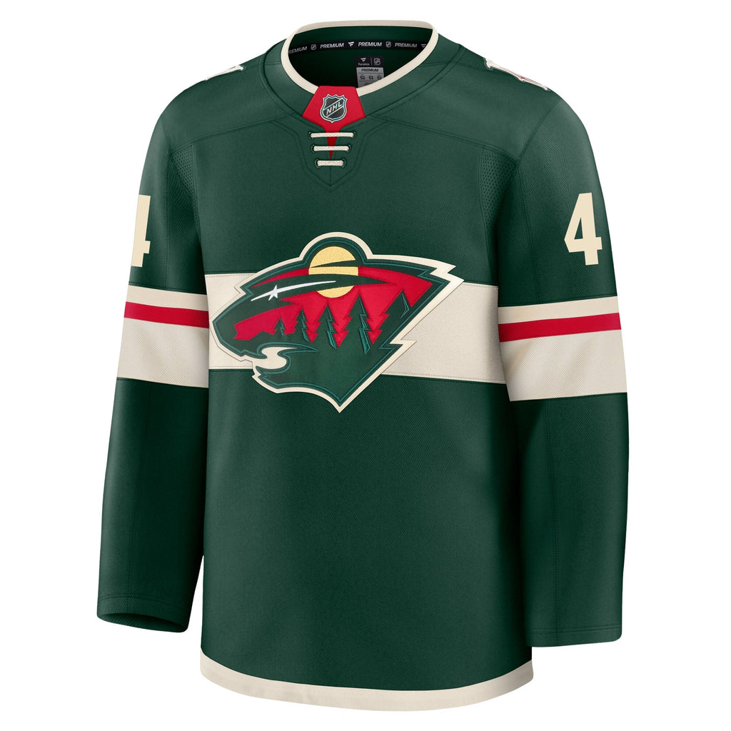 Jon Merrill Minnesota Wild Fanatics Premium Home Jersey