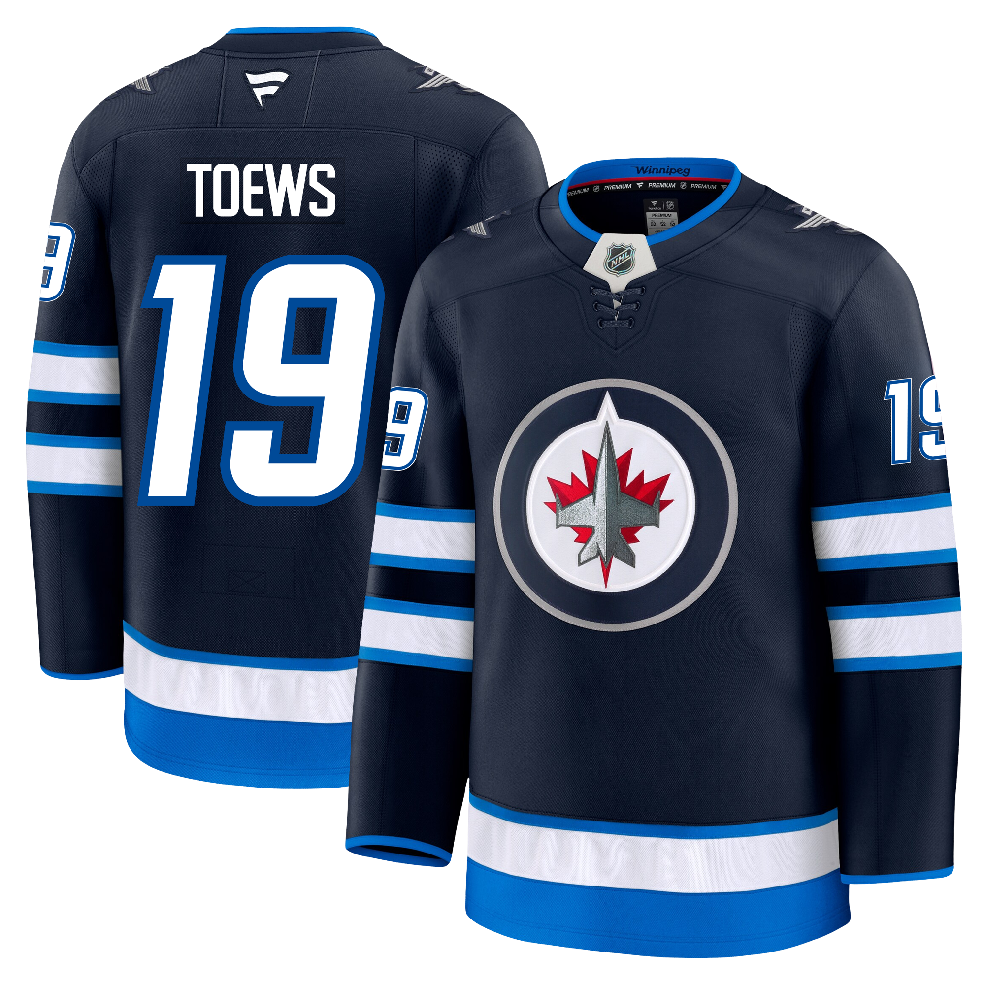 Jonathan Toews Winnipeg Jets Fanatics Premium Home Jersey