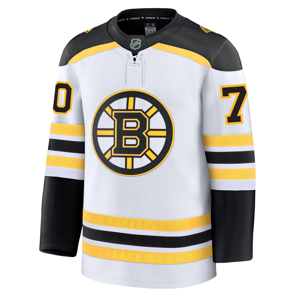 Joonas Korpisalo Boston Bruins Fanatics Premium Away Jersey