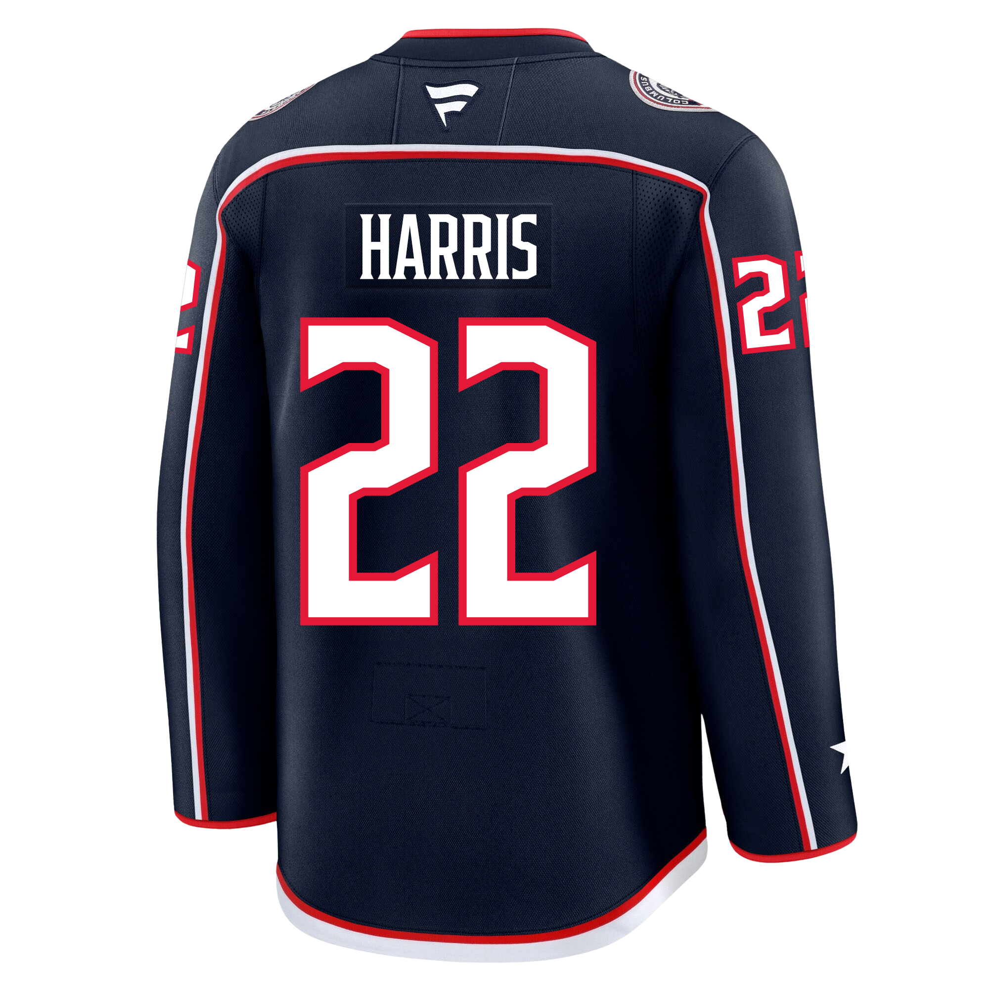 Jordan Harris Columbus Blue Jackets Fanatics Premium Home Jersey