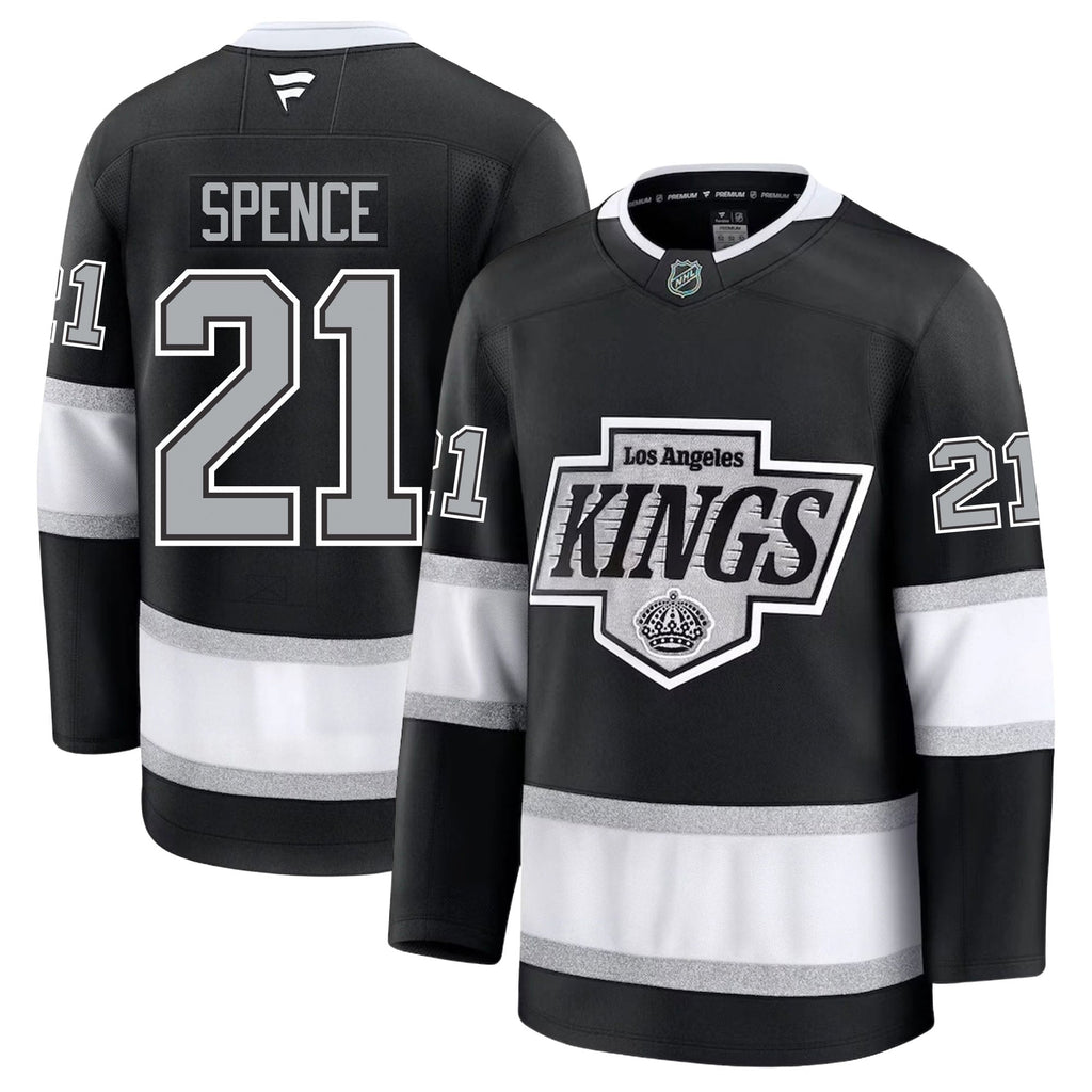 Jordan Spence Los Angeles Kings Fanatics Premium Home Jersey