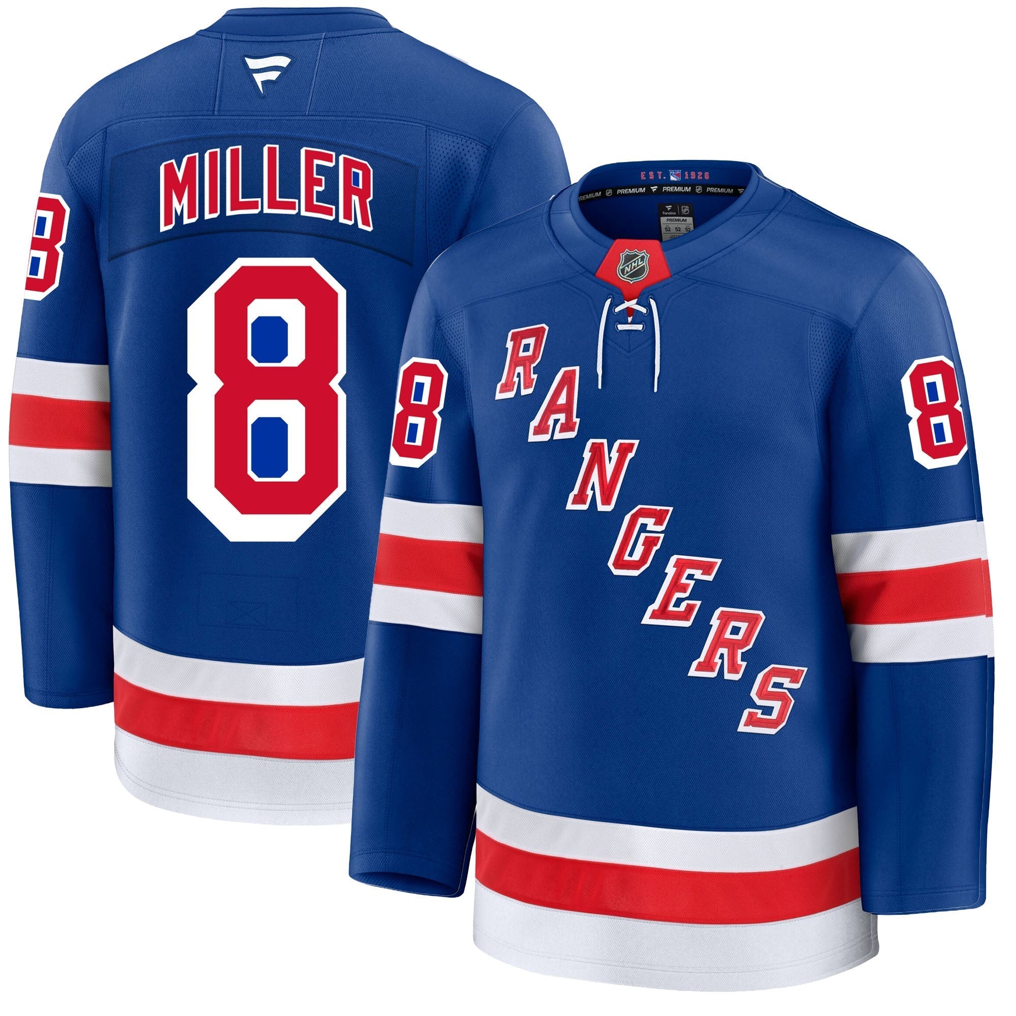 J.T. Miller New York Rangers Fanatics Premium Home Jersey