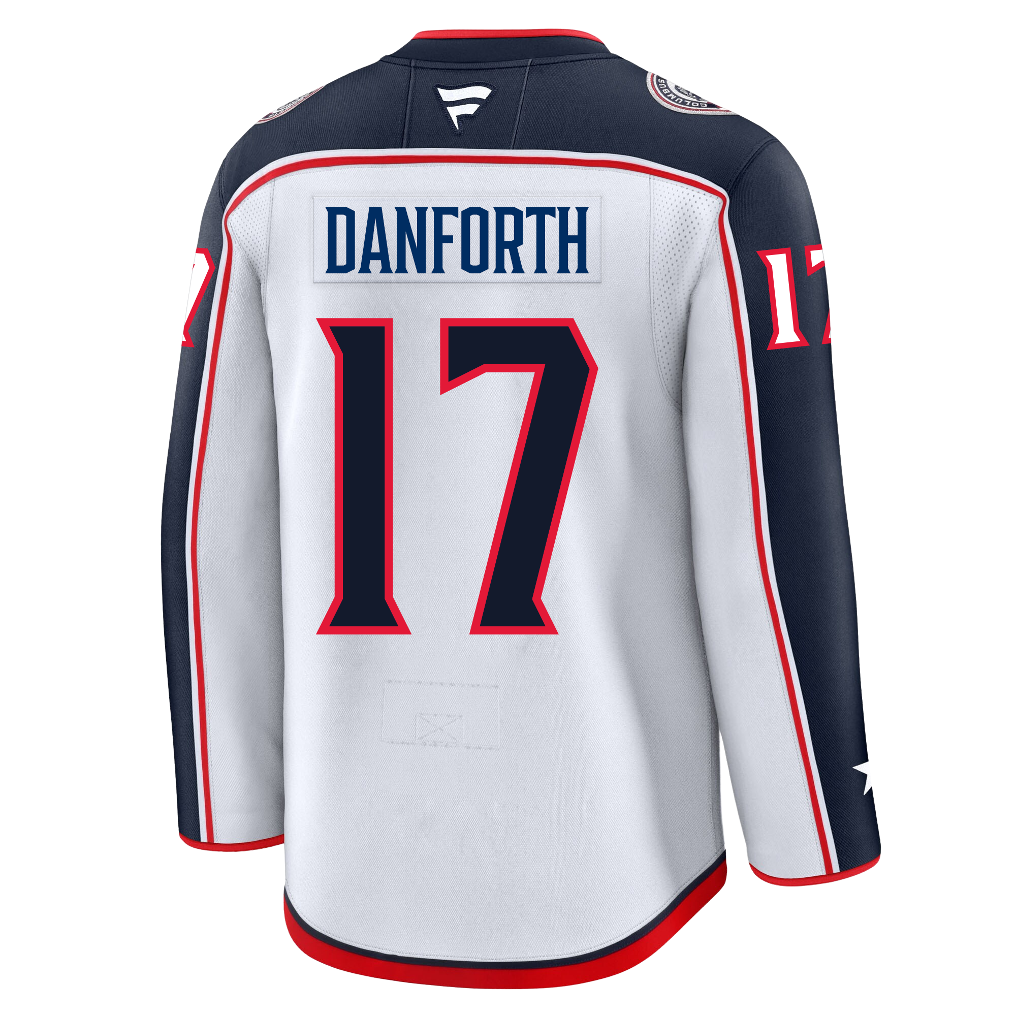 Justin Danforth Columbus Blue Jackets Fanatics Premium Away Jersey