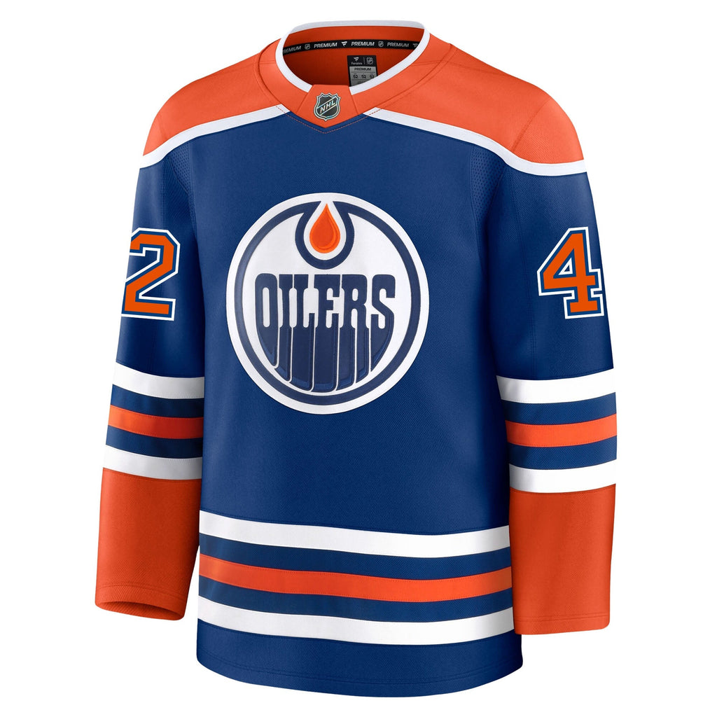 Kasperi Kapanen Edmonton Oilers Fanatics Premium Home Jersey