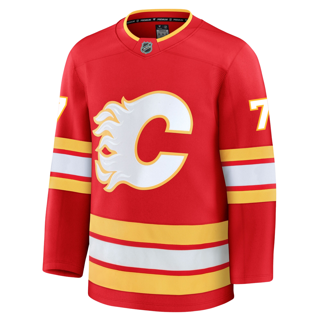 Kevin Bahl Calgary Flames Fanatics Premium Home Jersey
