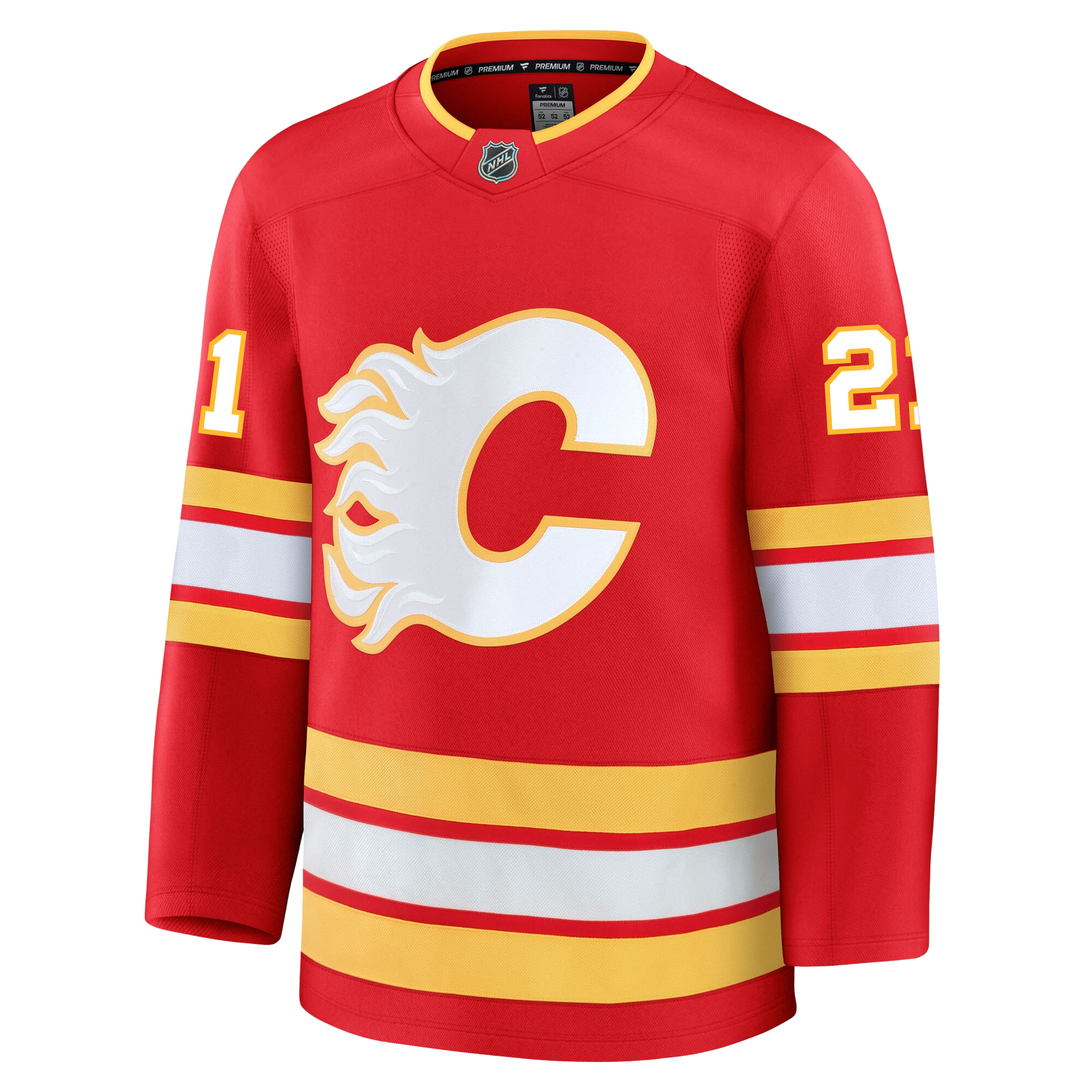Kevin Rooney Calgary Flames Fanatics Premium Home Jersey