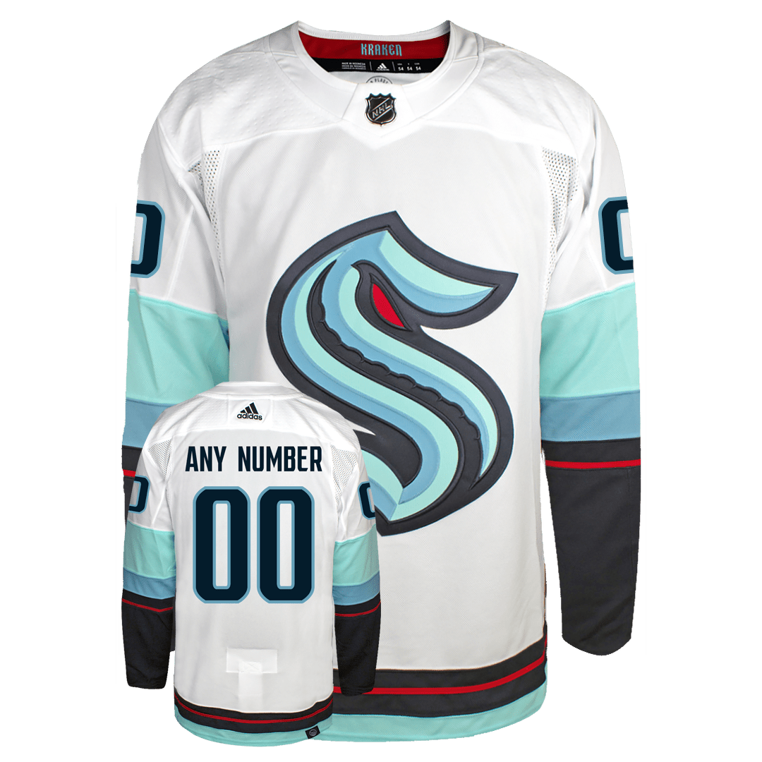 Customizable Seattle Kraken Adidas Primegreen Authentic NHL Hockey Jersey
