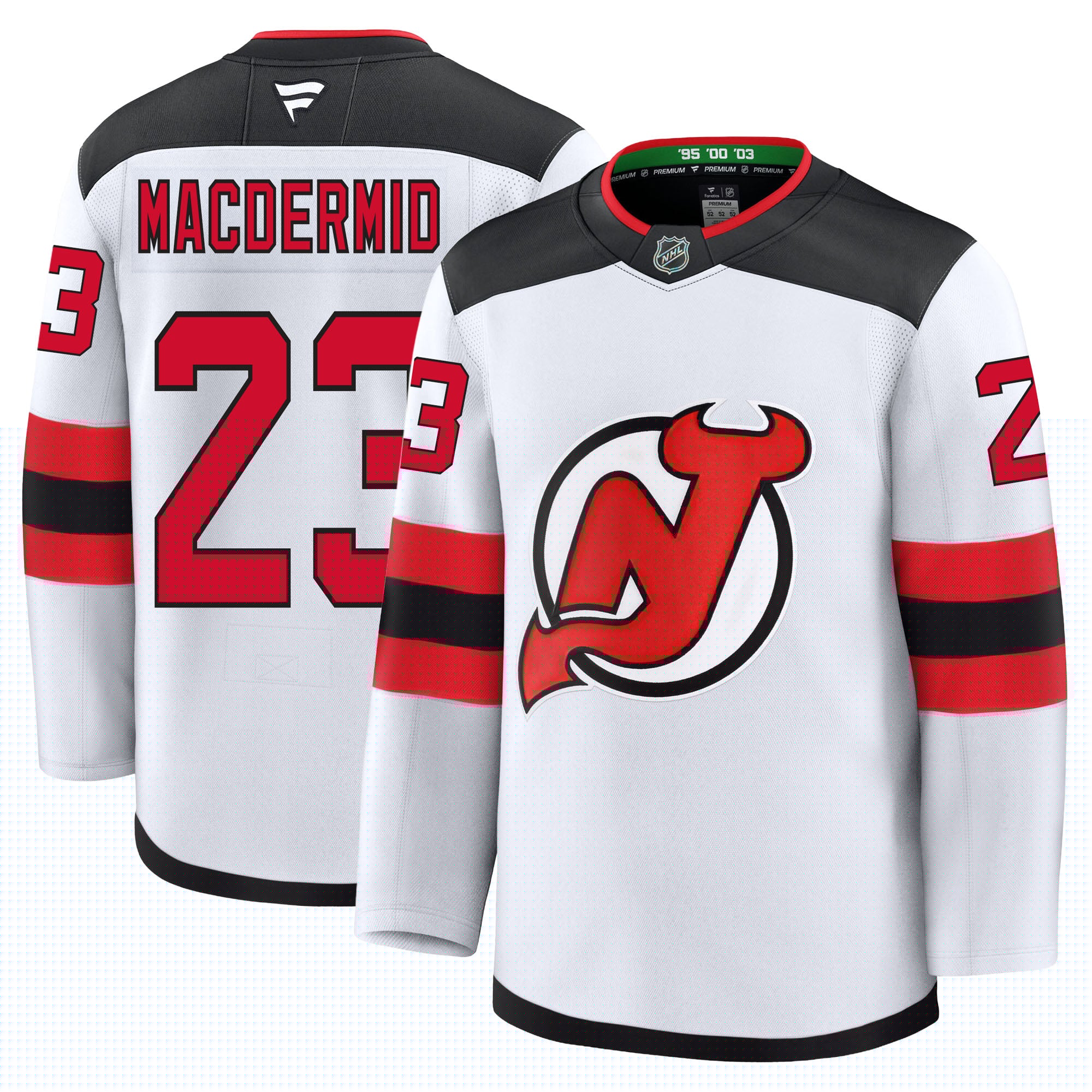 Kurtis Macdermid New Jersey Devils Fanatics Premium Away Jersey