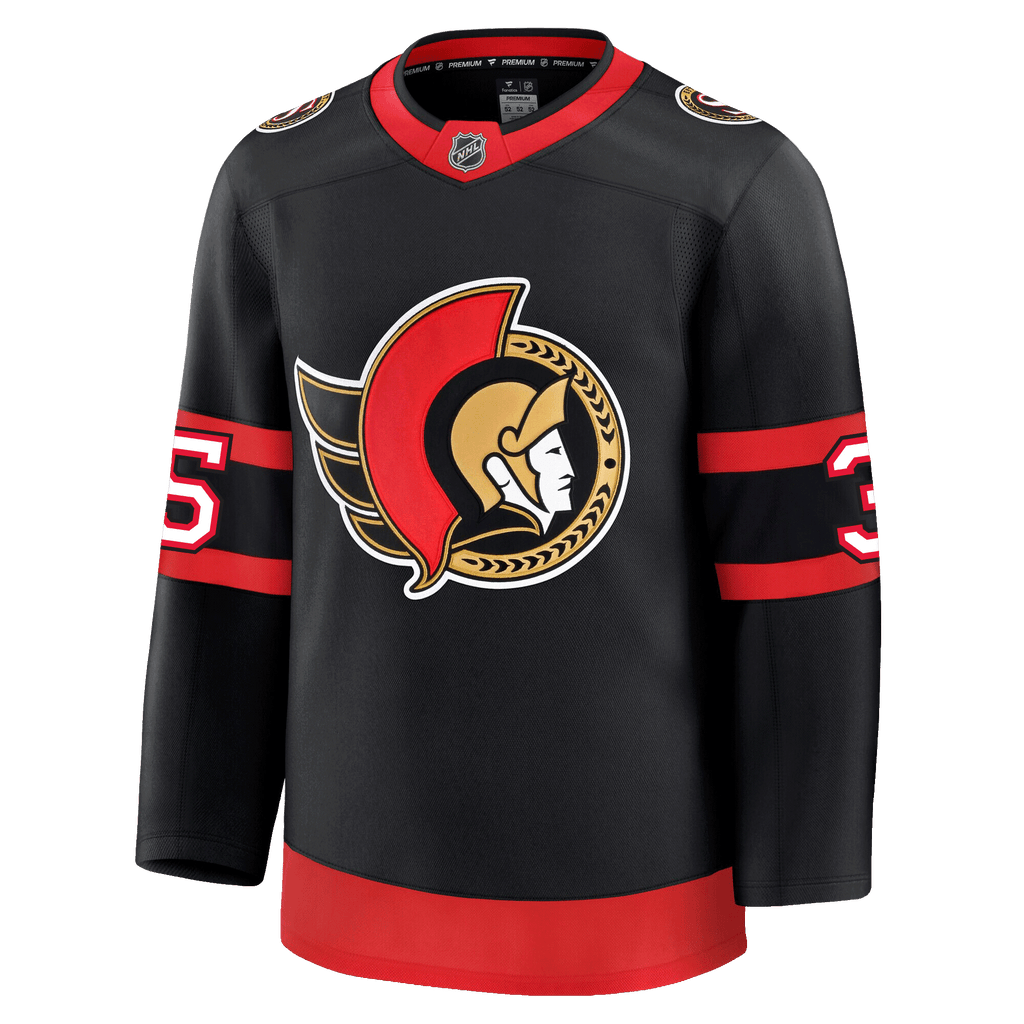 Linus Ullmark Ottawa Senators Fanatics Premium Home Jersey
