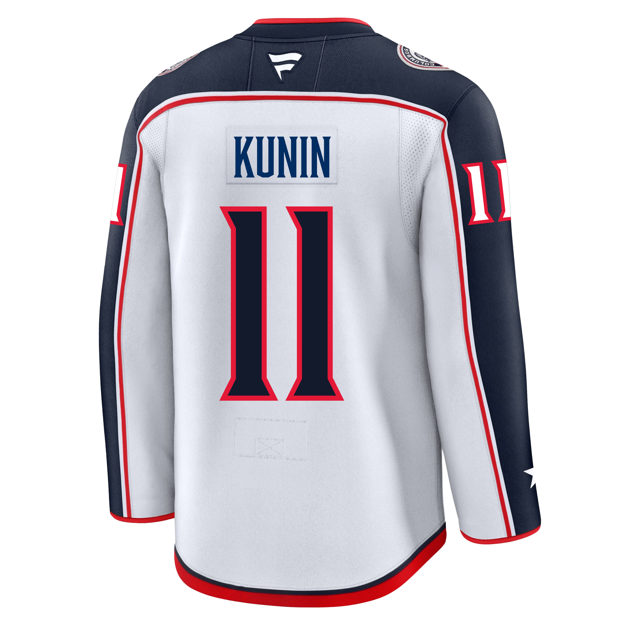 Luke Kunin Columbus Blue Jackets Fanatics Premium Away Jersey