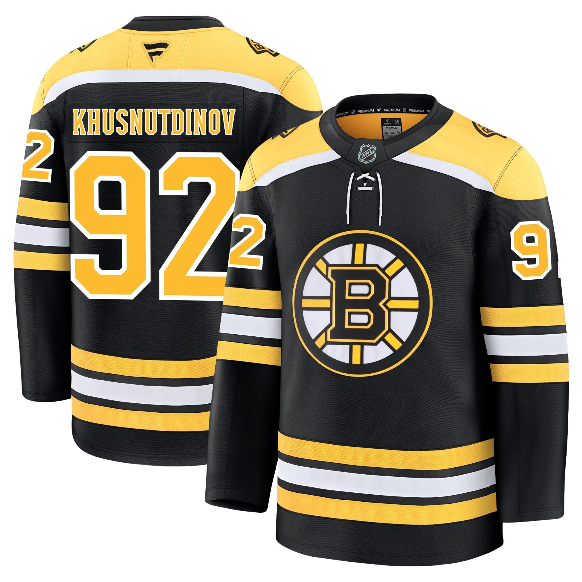 Marat Khusnutdinov Boston Bruins Fanatics Premium Home Jersey