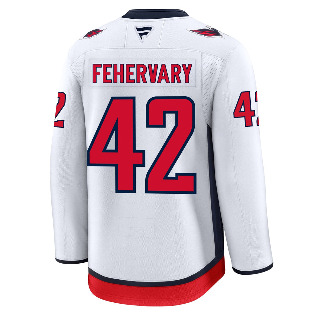 Martin Fehervary Washington Capitals Fanatics Premium Away Jersey