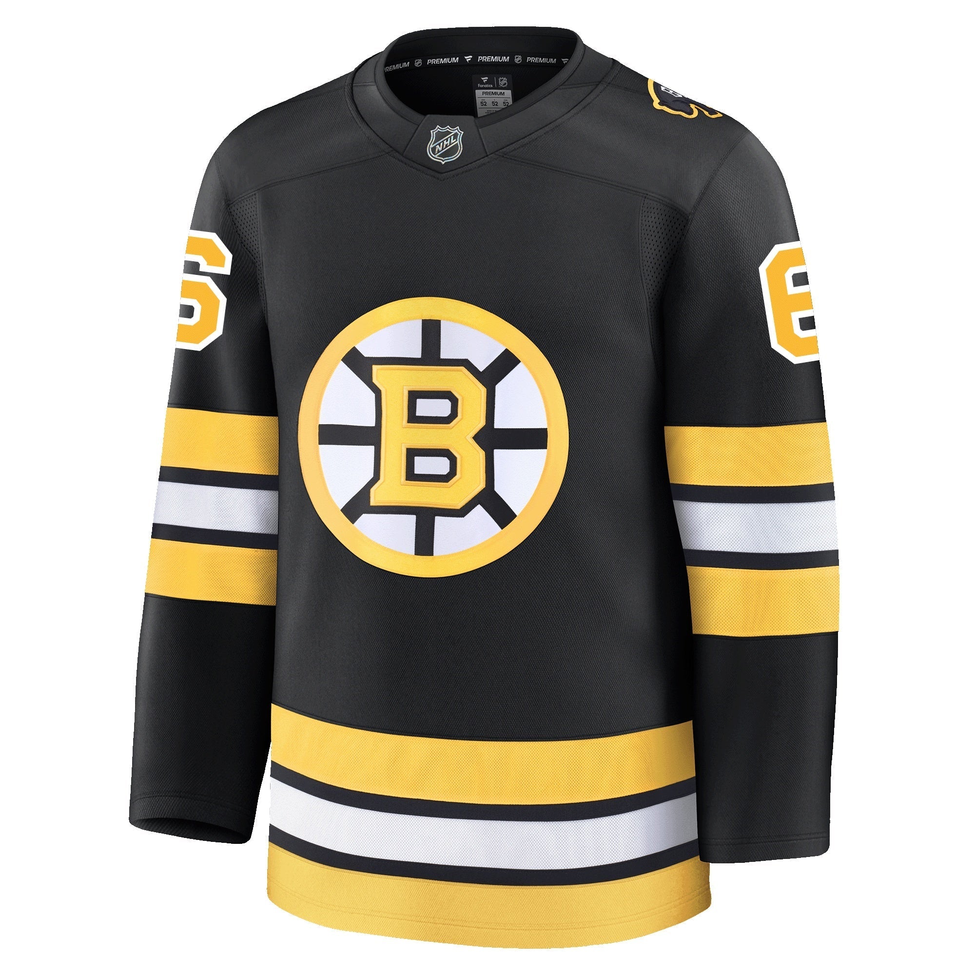 Mason Lohrei Boston Bruins Fanatics Home Premium Jersey