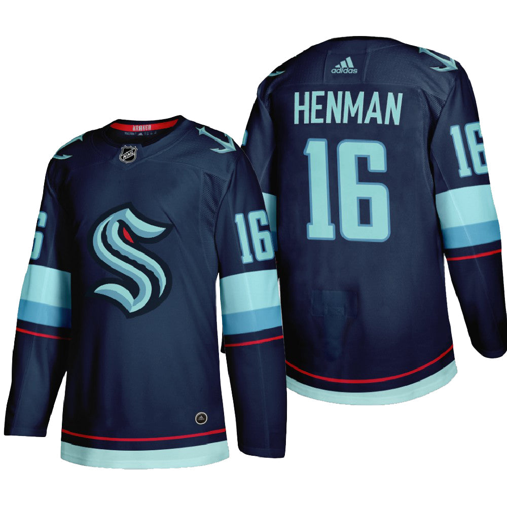 Luke Henman Seattle Kraken 16 Jersey