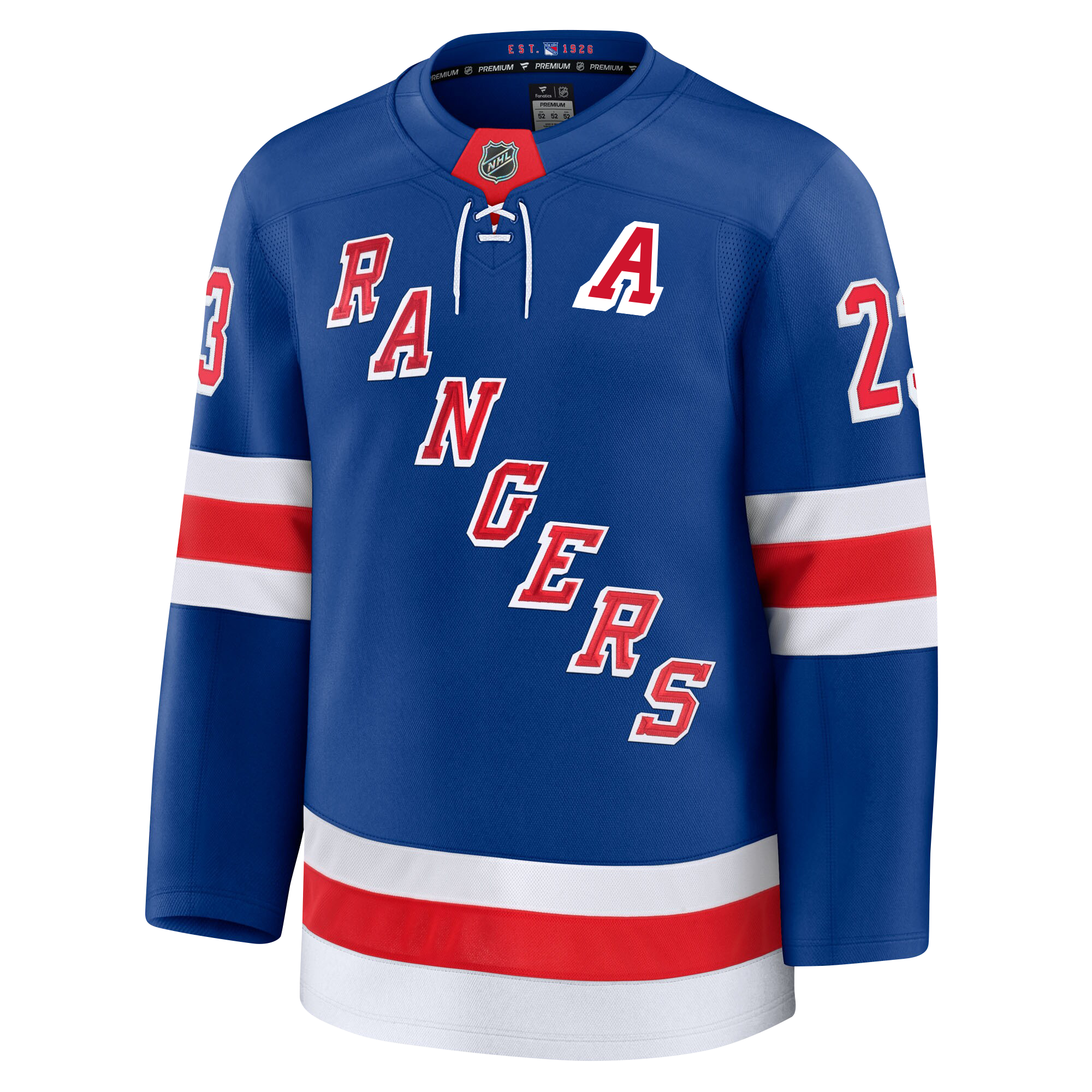 Adam Fox New York Rangers Fanatics Premium Home Jersey