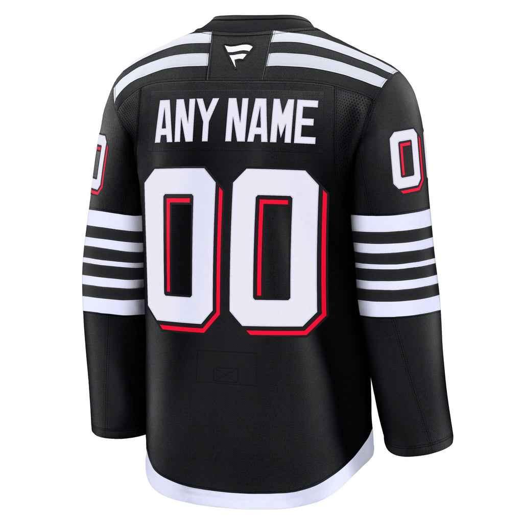 Customizable New Jersey Devils 2024 Fanatics Premium Official NHL THIRD ALTERNATE Jersey