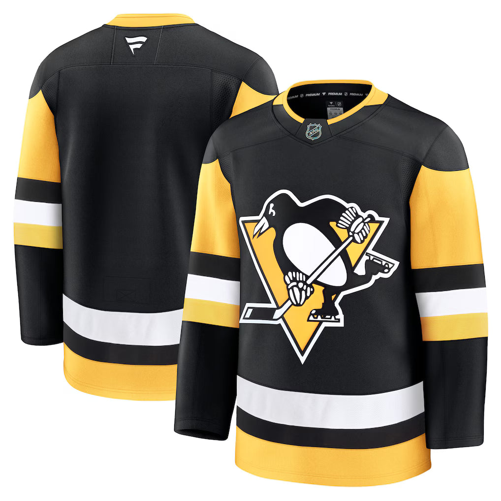 Pittsburgh Penguins NHL Fanatics Home Premium Jersey – Black (USA Stock)