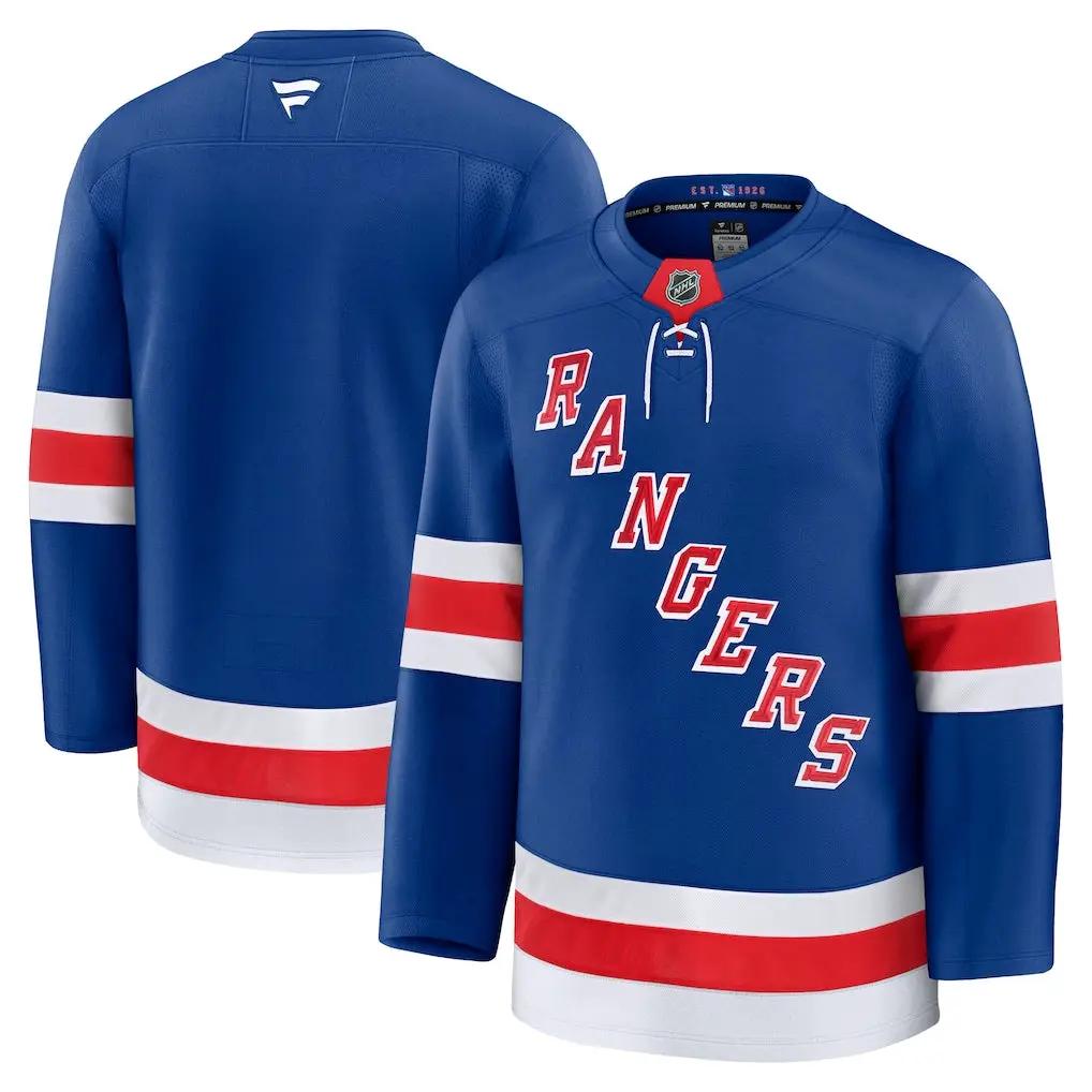 New York Rangers NHL Fanatics Home Premium Jersey – Blue (USA Stock)