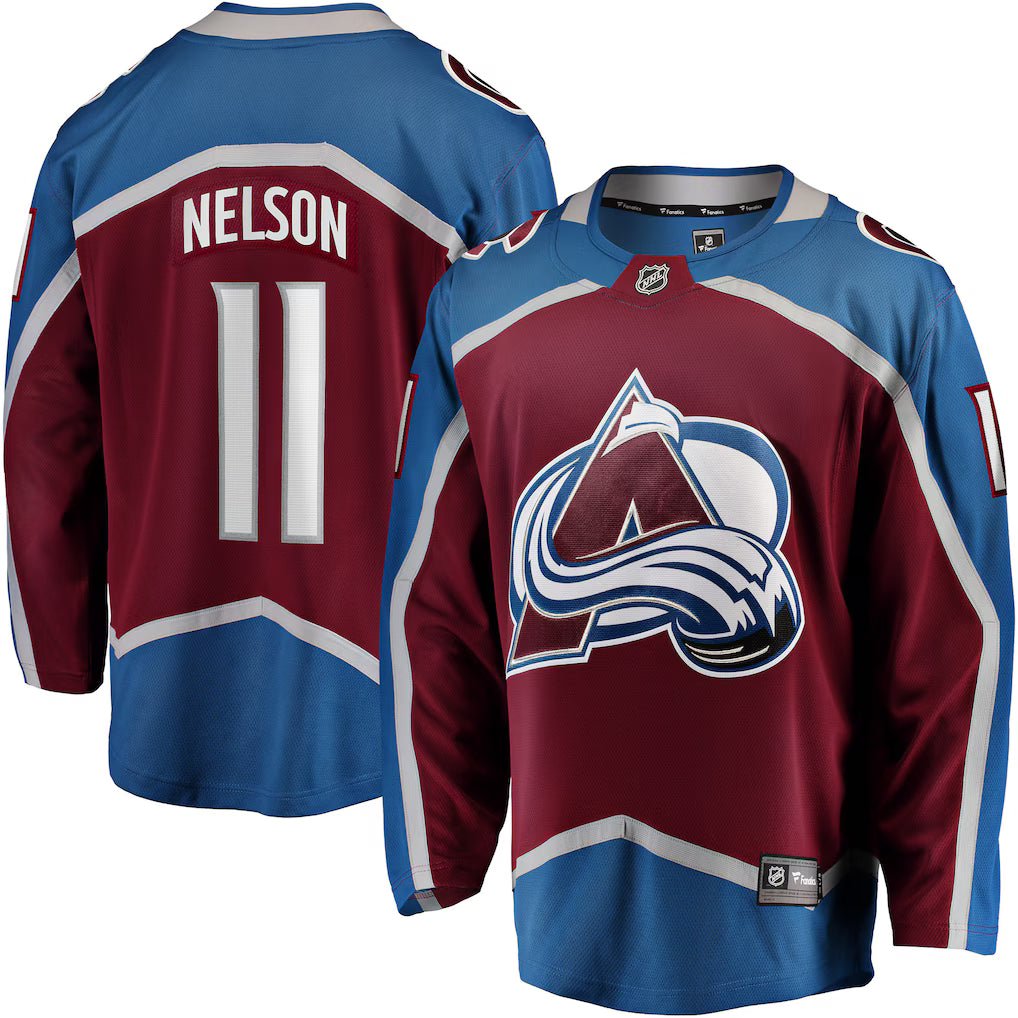 Brock Nelson Colorado Avalanche Home Breakaway Jersey - Burgundy