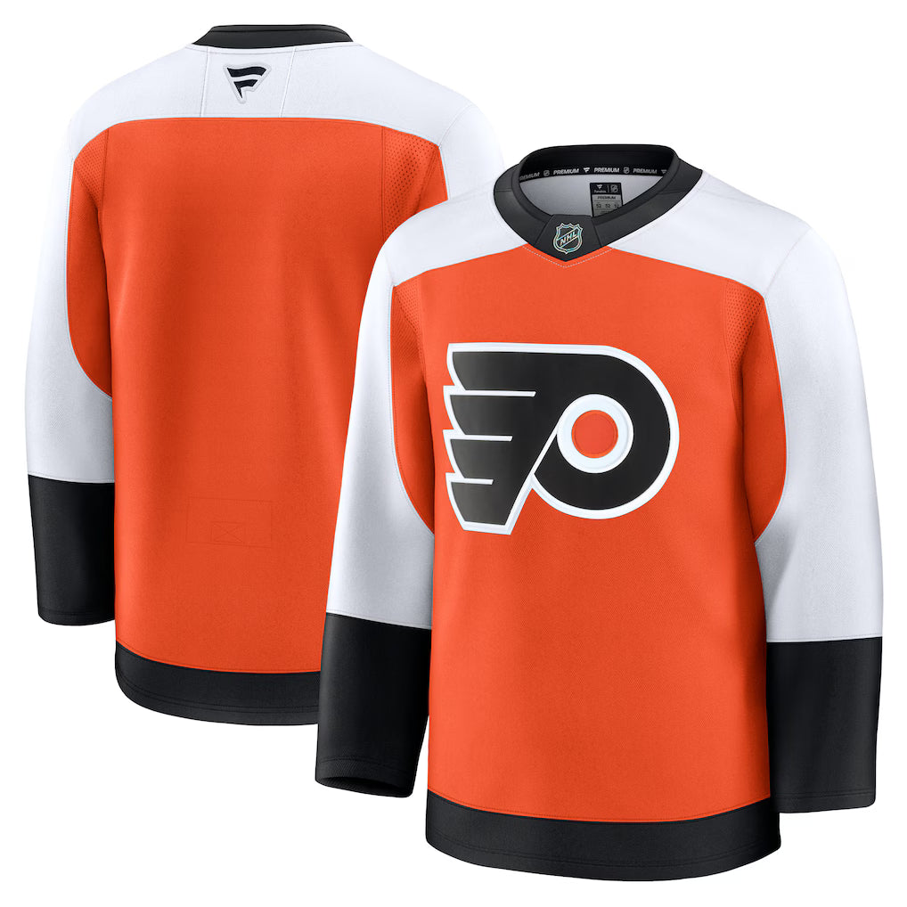 Philadelphia Flyers NHL Fanatics Home Premium Jersey - Burnt Orange (USA Stock)