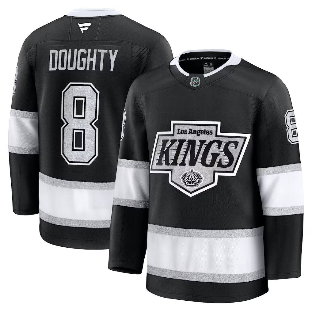 Los Angeles Kings NHL Drew Doughty Fanatics Home Premium Jersey – Black (USA Stock)