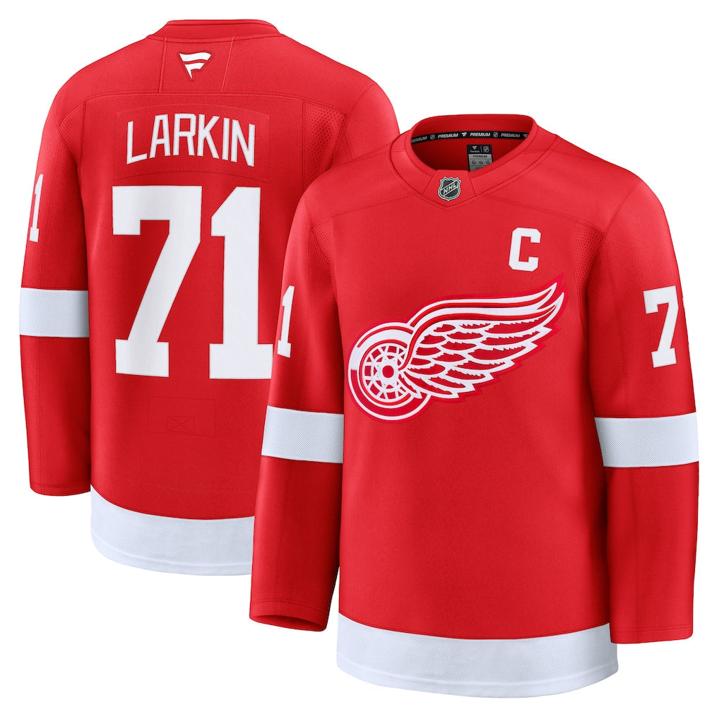 Detroit Red Wings NHL Dylan Larkin Fanatics Home Premium Jersey - Red (USA Stock)
