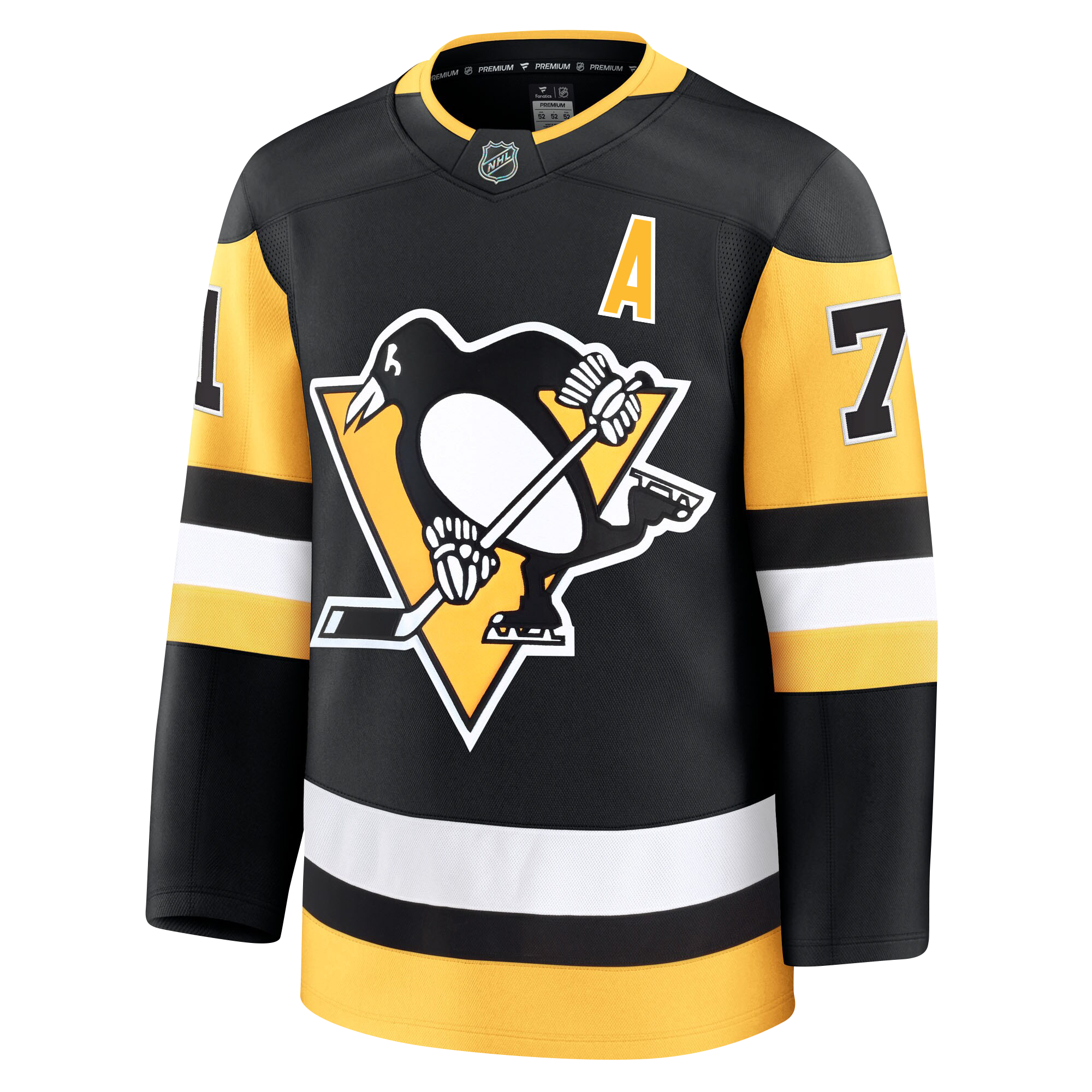 Evgeni Malkin Pittsburgh Penguins Fanatics Premium Home Jersey