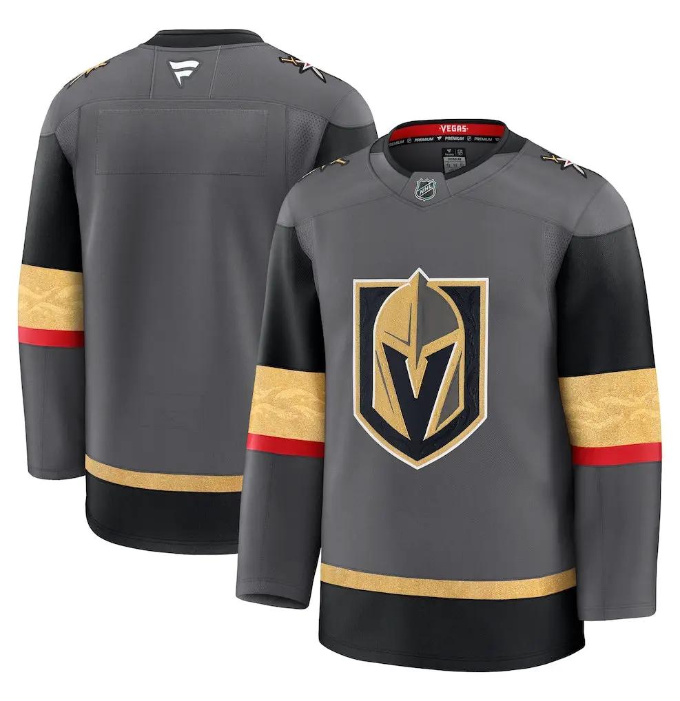 Vegas Golden Knights NHL Fanatics Alternate Premium Jersey – Gray (USA Stock)