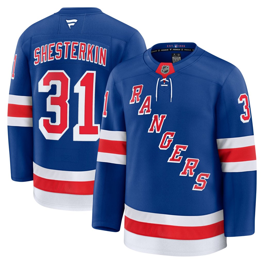 Igor Shesterkin New York Rangers Fanatics Premium Home Jersey