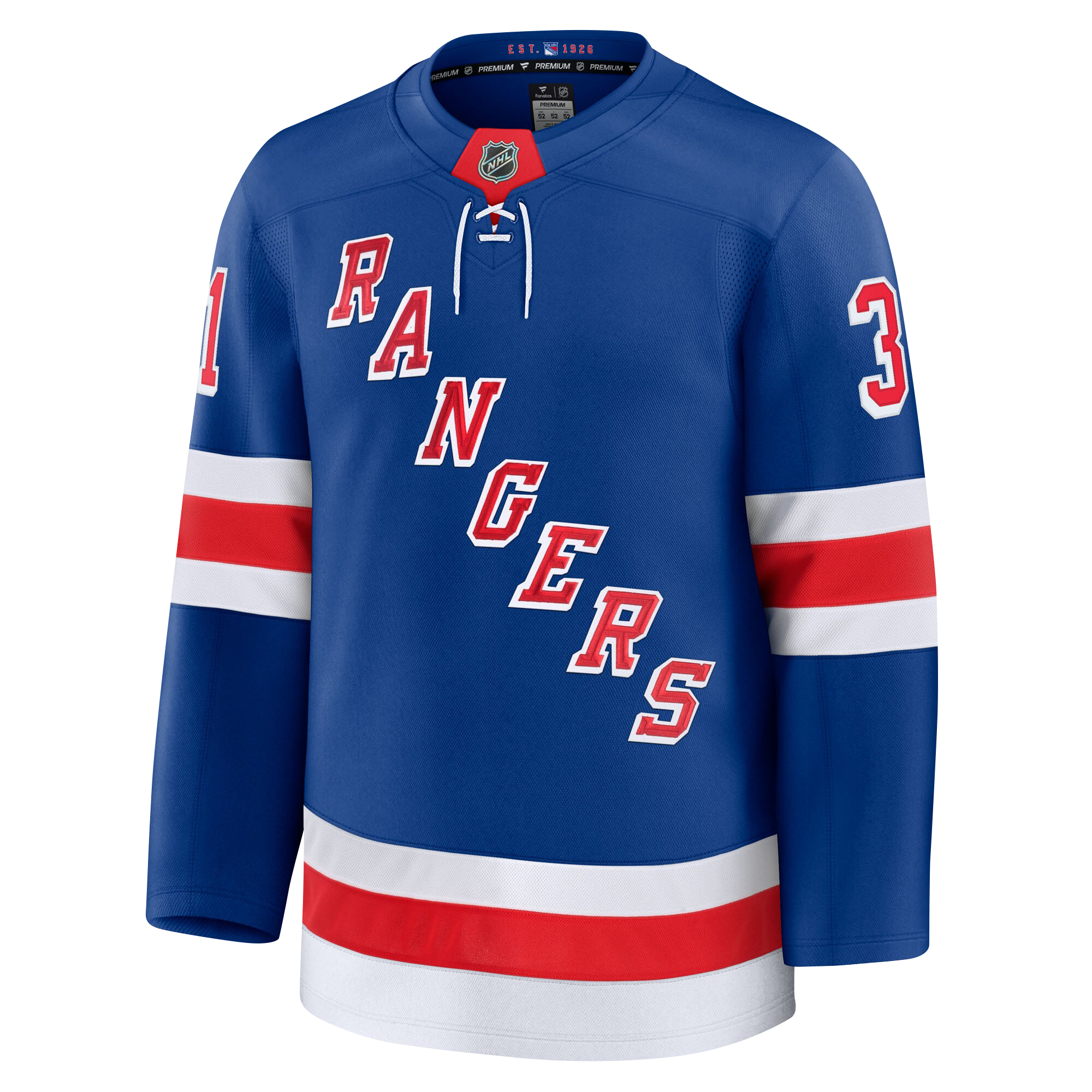 Igor Shesterkin New York Rangers Fanatics Premium Home Jersey