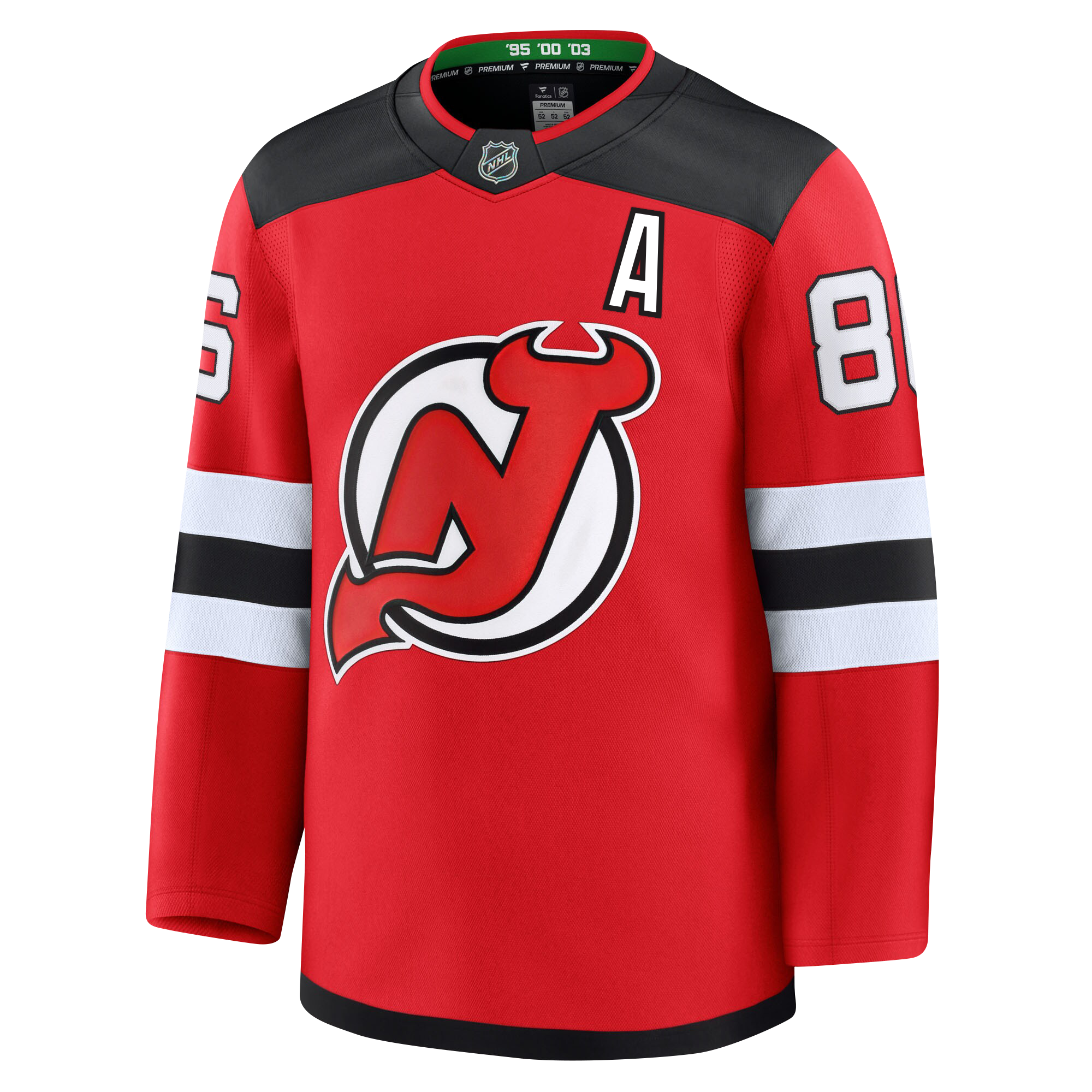 Jack Hughes New Jersey Devils Fanatics Premium Home Jersey
