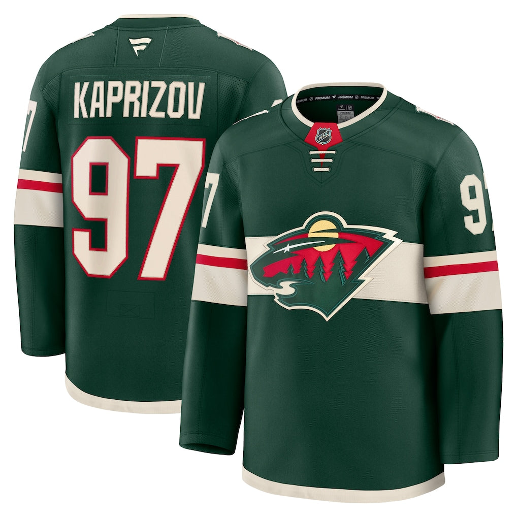 Kirill Kaprizov Minnesota Wild Home Premium Jersey - Green