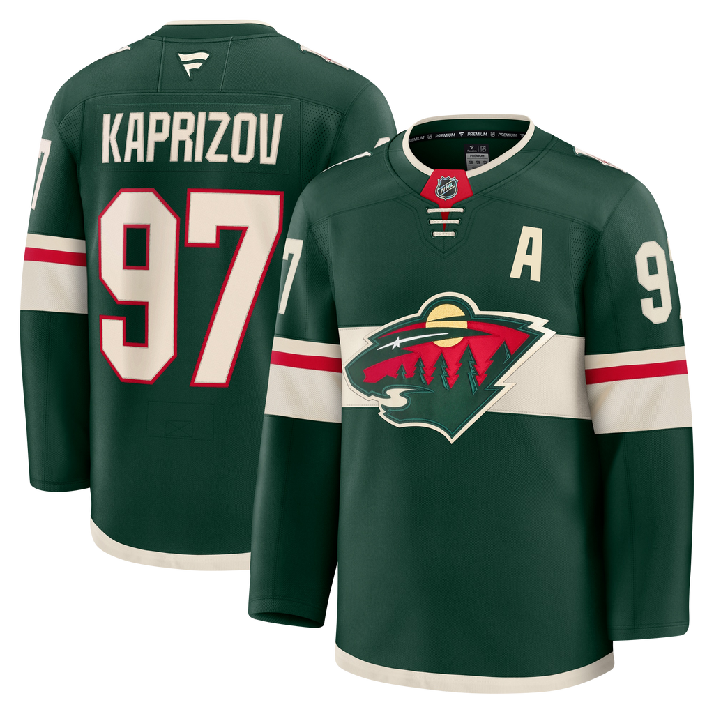 Kirill Kaprizov Minnesota Wild Fanatics Premium Home Jersey