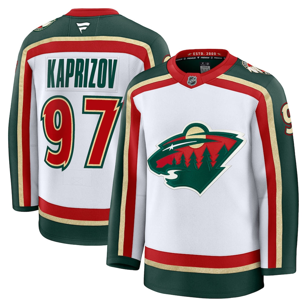 Kirill Kaprizov Minnesota Wild 25th Anniversary Premium Player Jersey - White