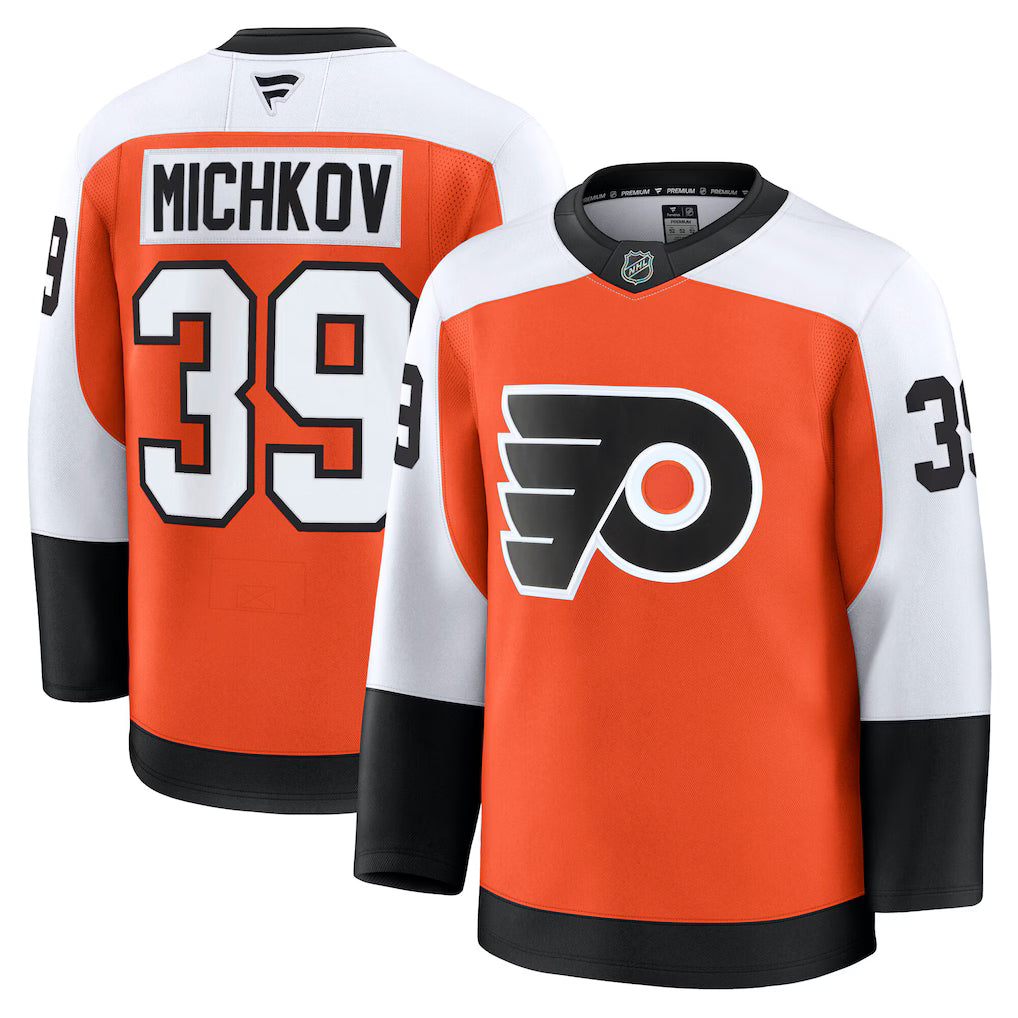 Matvei Michkov Philadelphia Flyers Home Premium Jersey - Orange