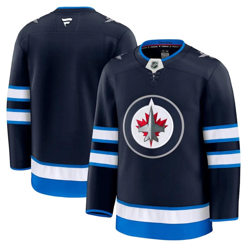 Winnipeg Jets NHL Fanatics Home Premium Jersey – Navy (USA Stock)