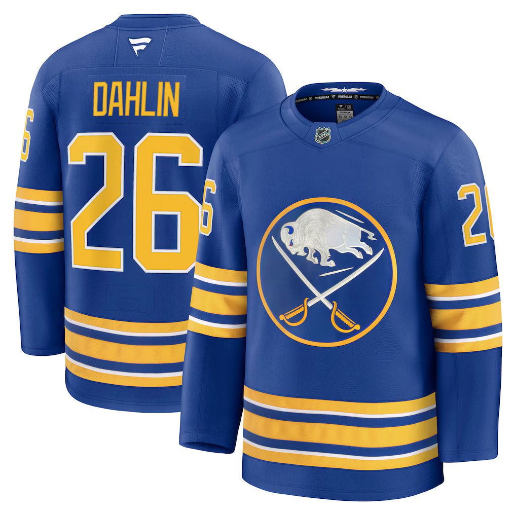 Buffalo Sabres NHL Rasmus Dahlin Fanatics Home Premium Jersey – Royal (USA Stock)
