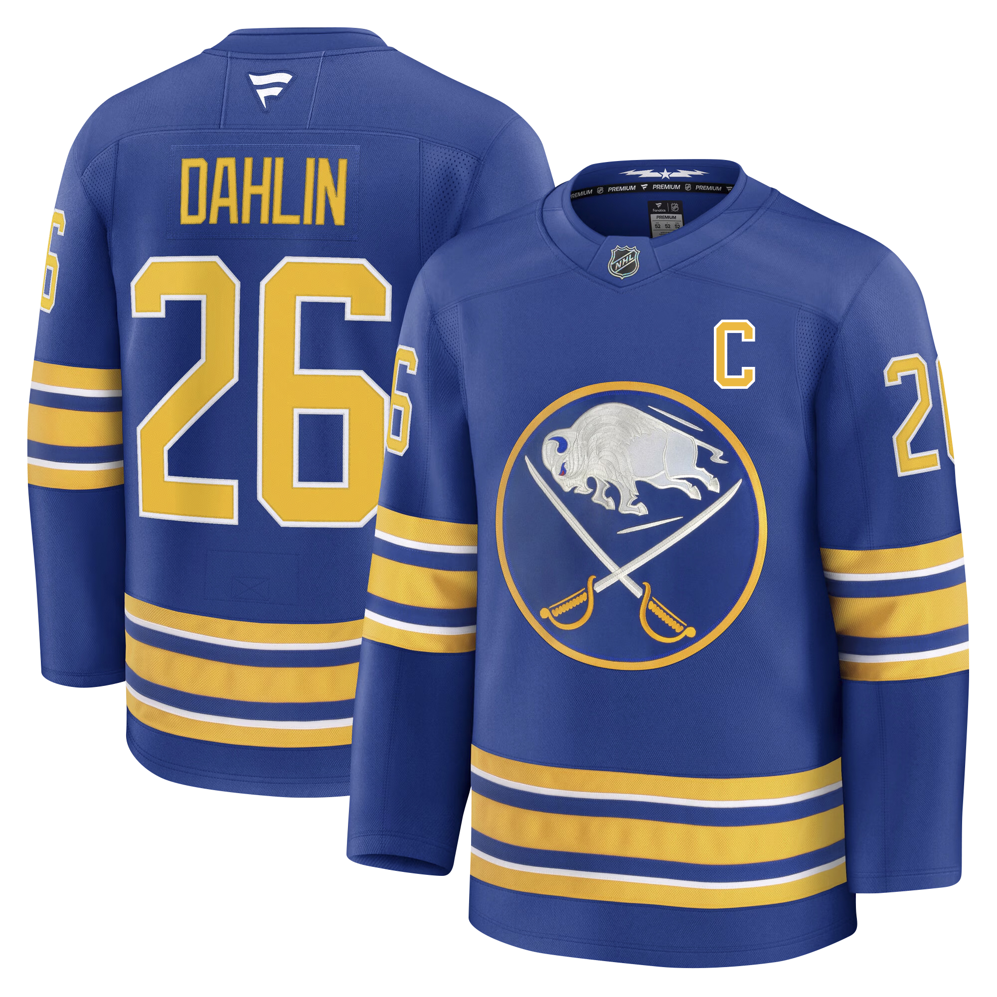 Rasmus Dahlin Buffalo Sabres Fanatics Premium Home Jersey