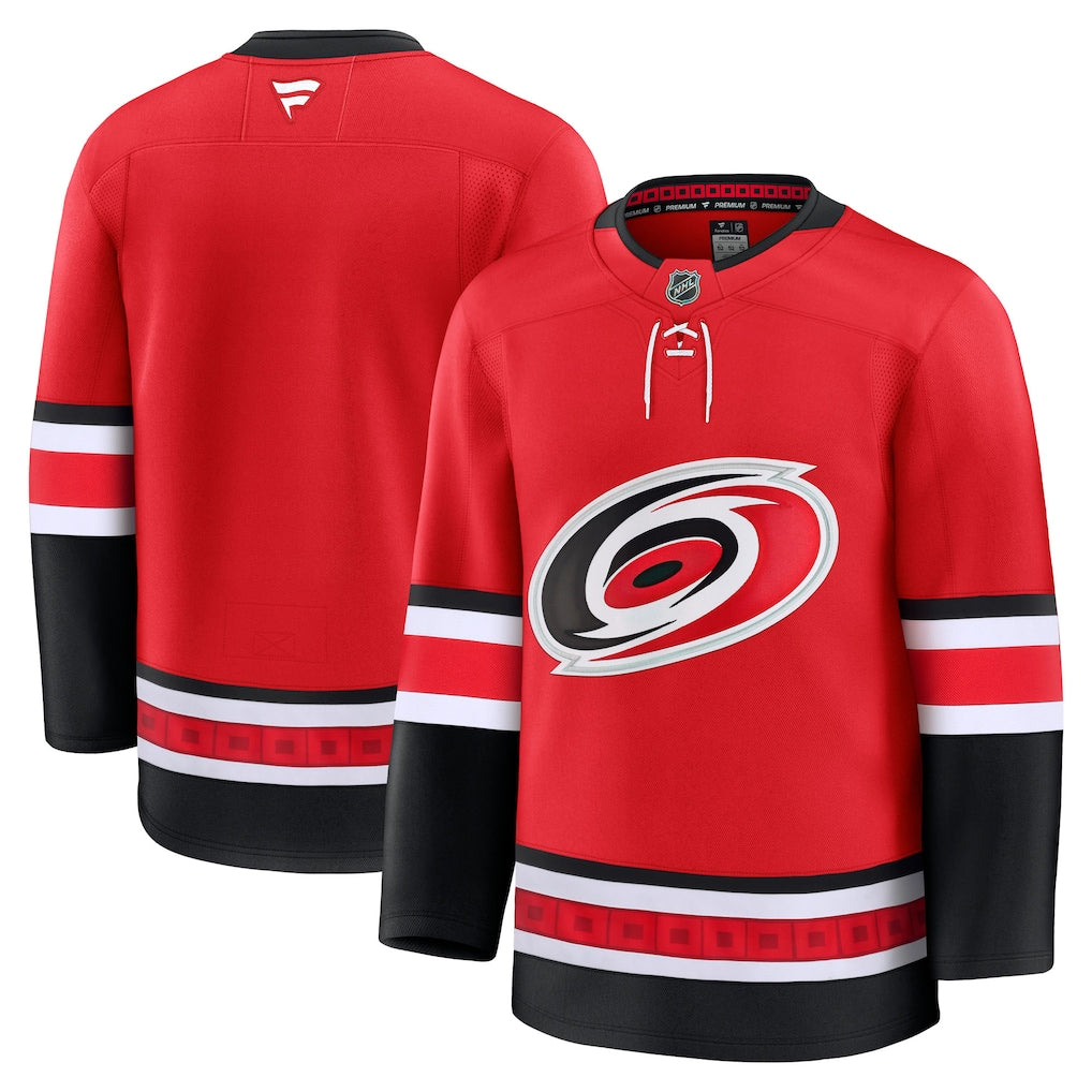 Carolina Hurricanes NHL Fanatics Alternate Premium Jersey – Red (USA Stock)
