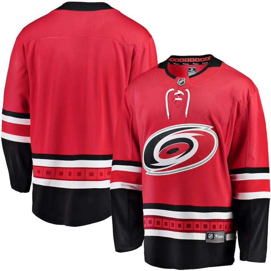Carolina Hurricanes NHL Fanatics Breakaway Alternate Jersey – Red (USA Stock)