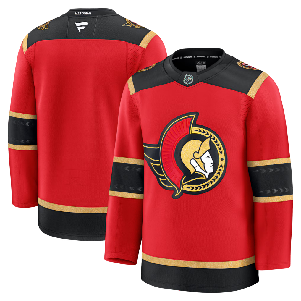 Ottawa Senators NHL Fanatics Alternate Premium Jersey – Red (USA Stock)