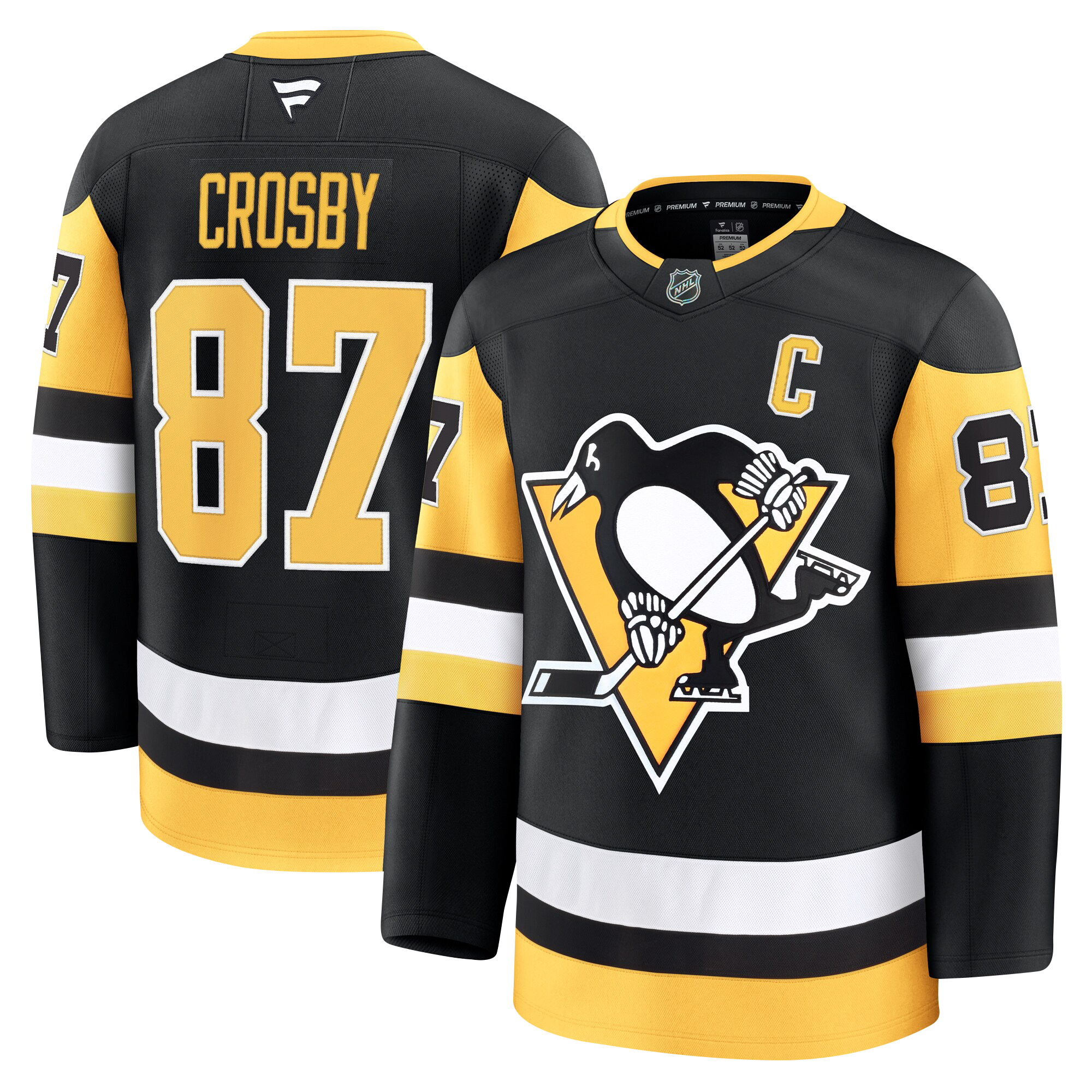 Sidney Crosby Pittsburgh Penguins Fanatics Premium Home Jersey